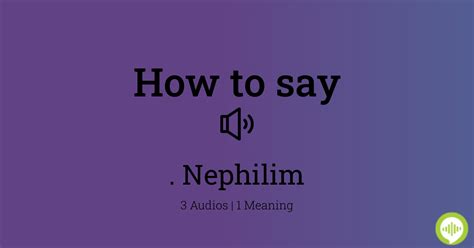 How to pronounce Neiphiu .
